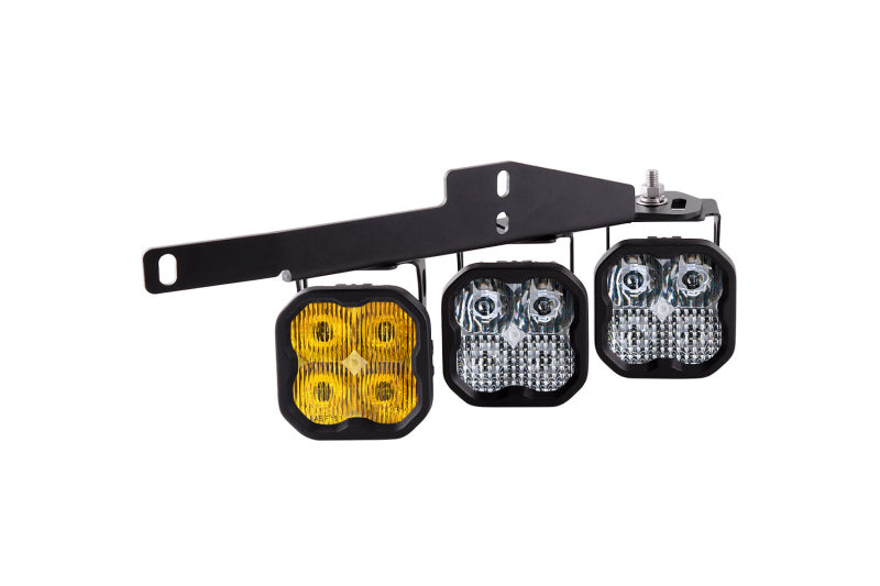 Diode Dynamics 17-20 Ford Raptor SS3 LED Fog Light Kit - Yellow Sport - DD6365