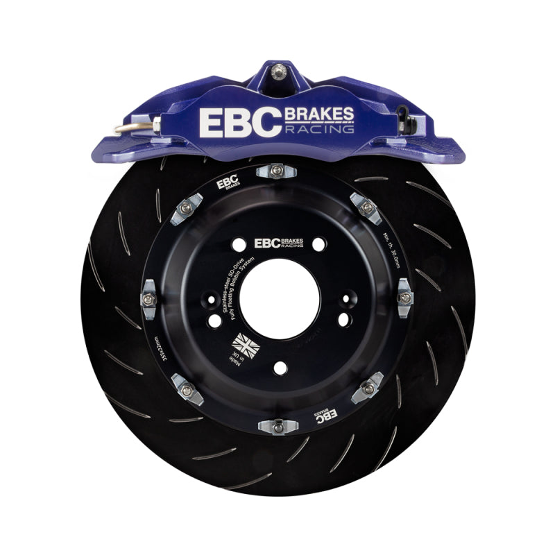 EBC Racing 12-21 Subaru BRZ/Toyota GT86 Blue Apollo-4 Calipers 330mm Rotors Front Big Brake Kit - BBK031BLU-1