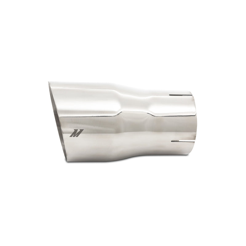 Mishimoto Clamo-On Single Wall Exhaust Tip 5in Outlet - Polished - MMEXH-TIP-SWP