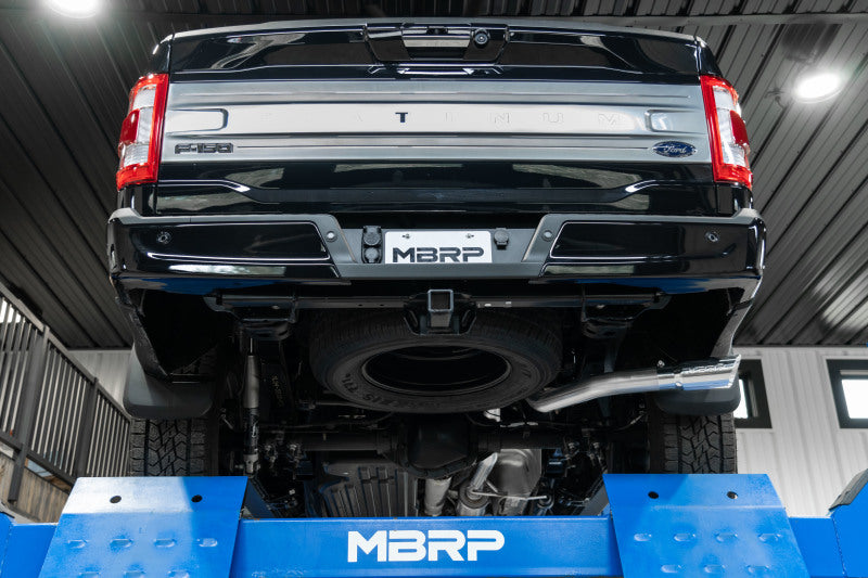 MBRP 2021+ Ford F-150 Powerboost Hybrid 3in Single Side Exit - T304 - S5221304