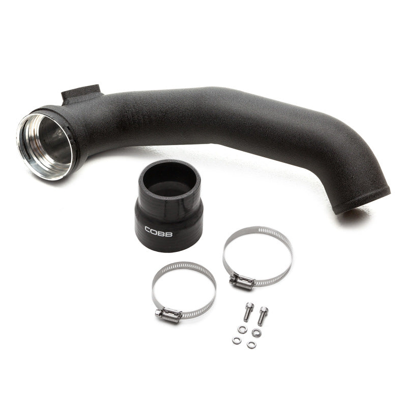 Cobb BMW N55 Charge Pipe - Wrinkle Black - 7B2212