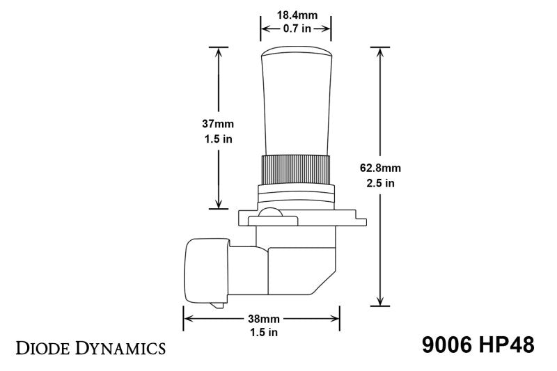 Diode Dynamics 9006 HP48 LED - Cool - White (Pair) - DD0136P