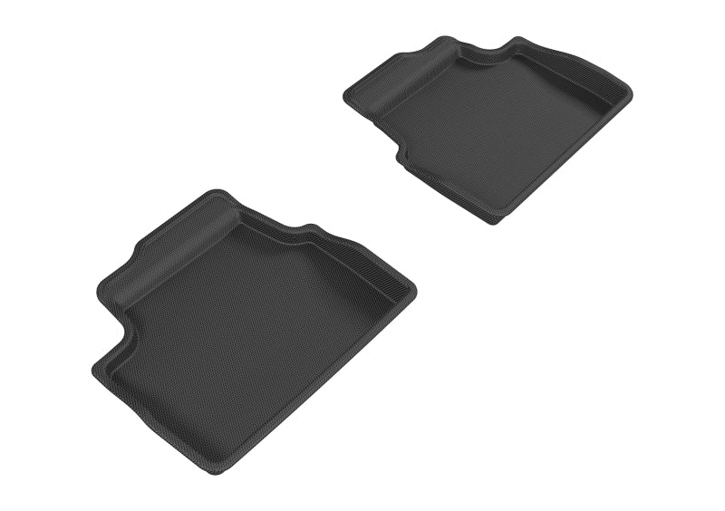 3D MAXpider 2014-2019 Mini Hardtop 4-Door Kagu 2nd Row Floormats - Black