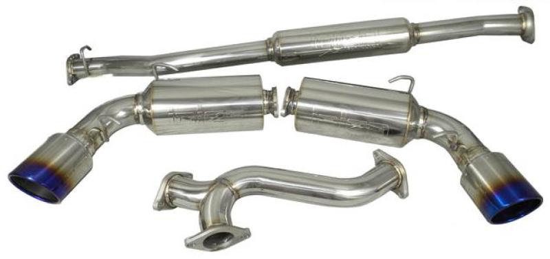 Injen 13-20 Subaru BRZ/Toyota 86 2.0L 4cyl SS CB Exhaust w/ Dual Injen Embossed Muffler - SES1230TT