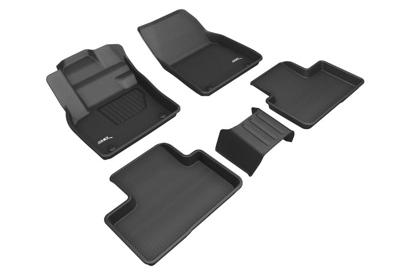 3D MAXpider 2019-2021 Volvo XC40 Kagu 1st &amp; 2nd Row Floormat - Black