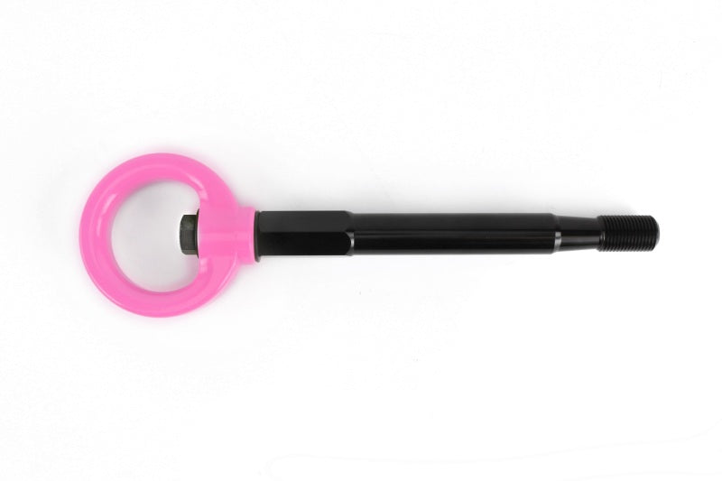 Perrin 08-14 Subaru WRX/STI Sedan Tow Hook Kit (Rear) - Hyper Pink - PSP-BDY-251HP