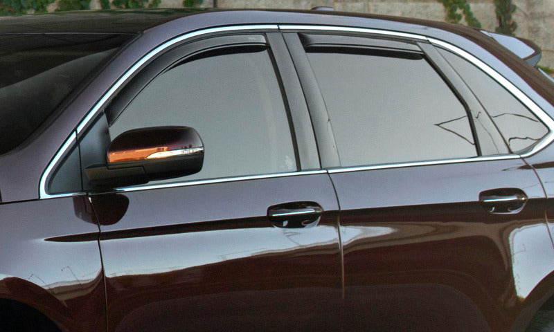 AVS 10-18 Toyota 4Runner Ventvisor In-Channel Front &amp; Rear Window Deflectors 4pc - Smoke