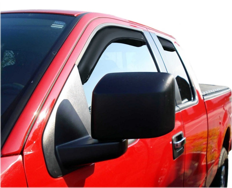 AVS 22-23 Toyota Tundra Ext. Cab/DC Ventvisor Front &amp; Rear Window Deflectors 4pc - Smoke