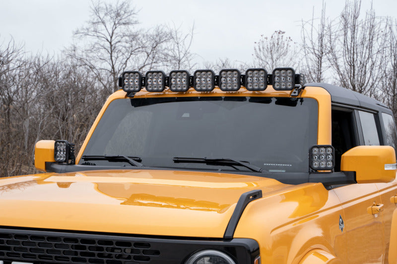 Diode Dynamics Bronco SS5 Pro CrossLink Windshield - Yellow Combo Lightbar Kit - DD7265