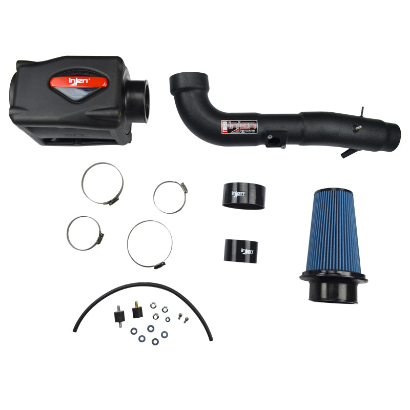 Injen 06-09 FJ 4.0L V6 w/ Power Box Wrinkle Black Power-Flow Air Intake System - PF2057WB