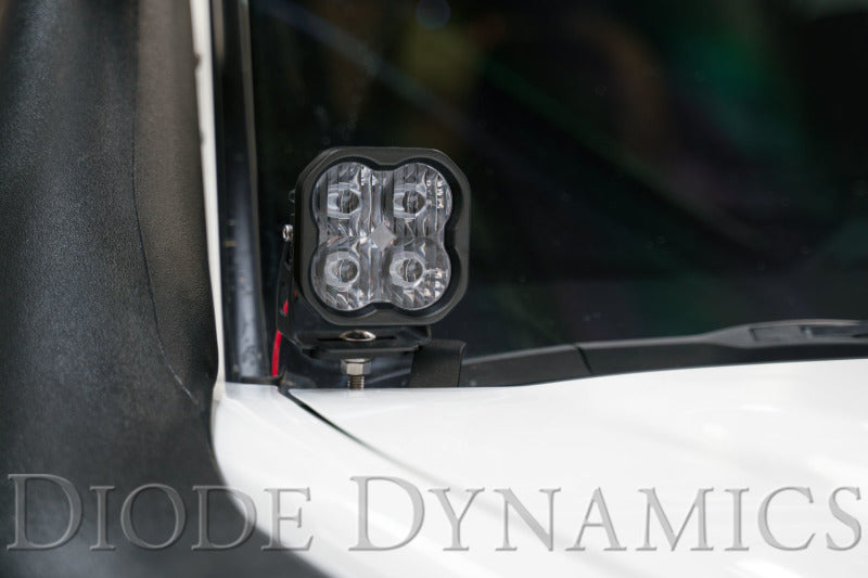 Diode Dynamics 16-21 Toyota Tacoma Stage Series 2in LED Ditch Light Kit - Pro White Combo - DD6378