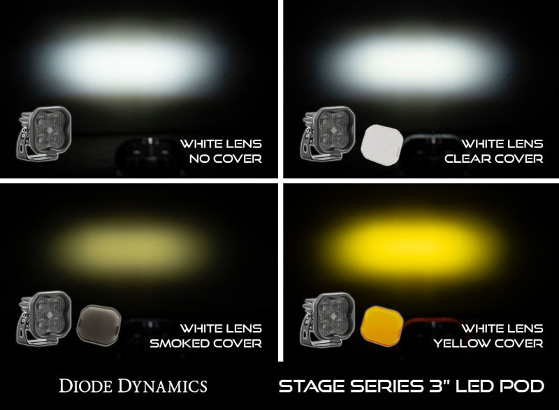 Diode Dynamics SS3 LED Pod Cover Standard Clear - DD6261