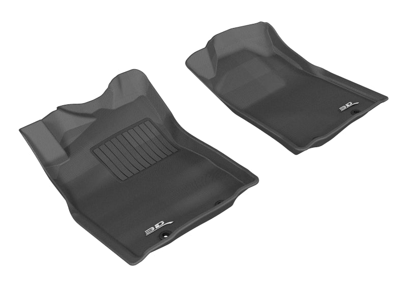 3D MAXpider 2012-2015 Toyota Tacoma Reg/Acs Cab Kagu 1st Row Floormat - Black