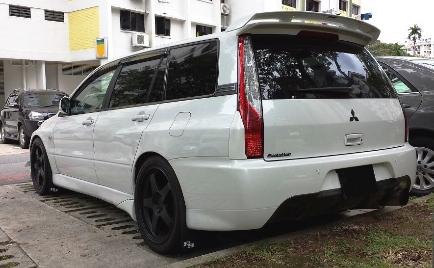 RokBlokz - Mitsubishi Lancer EVOLUTION VIII, IX 2003-2007 (EVO 8/9) Rally Mud Flaps