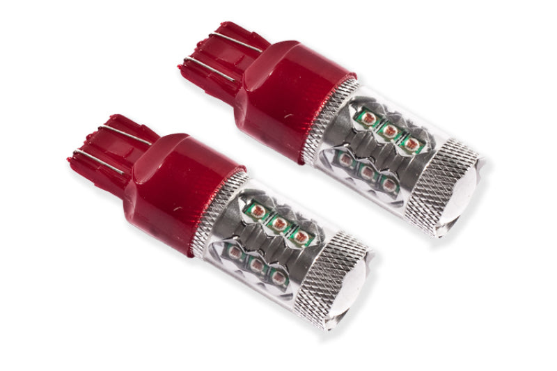 Diode Dynamics 7443 LED Bulb XP80 LED - Red (Pair) - DD0115P