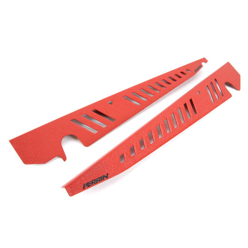 Perrin 2015+ Subaru WRX/STI Fender Shroud Set - Red - PSP-ENG-550RD