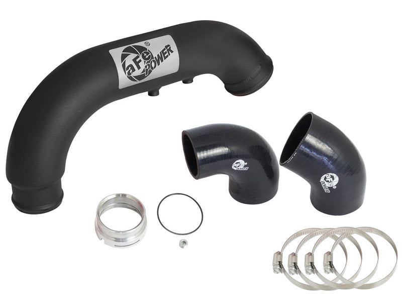 aFe BladeRunner 3in Black IC Tube Cold Side w/ Coupling &amp; Clamp Kit 2016 GM Colorado/Canyon 2.8L