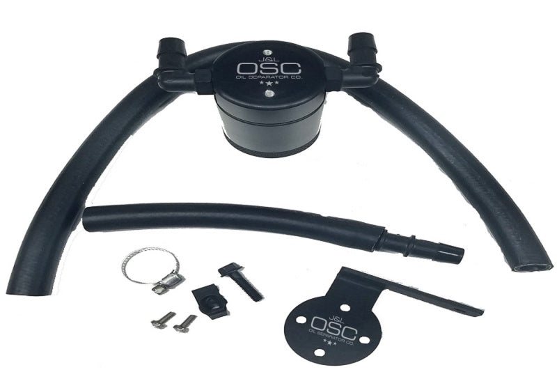 J&amp;L 13-14 Focus ST Rear Oil Separator 3.0 - Black Anodized