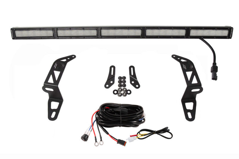 Diode Dynamics 18-21 Jeep JL Wrangler/Gladiator SS30 Bumper Bracket Kit - White Flood (Single) - DD6078