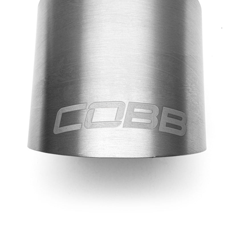 Cobb Volkswagen GTI MK7/MK7.5/MK8 Brushed Titanium Tip Kit - 5V2150-NB