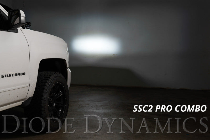 Diode Dynamics 14-19 Silverado/Sierra SS3 LED Ditch Light Kit - Pro White Combo - DD6657