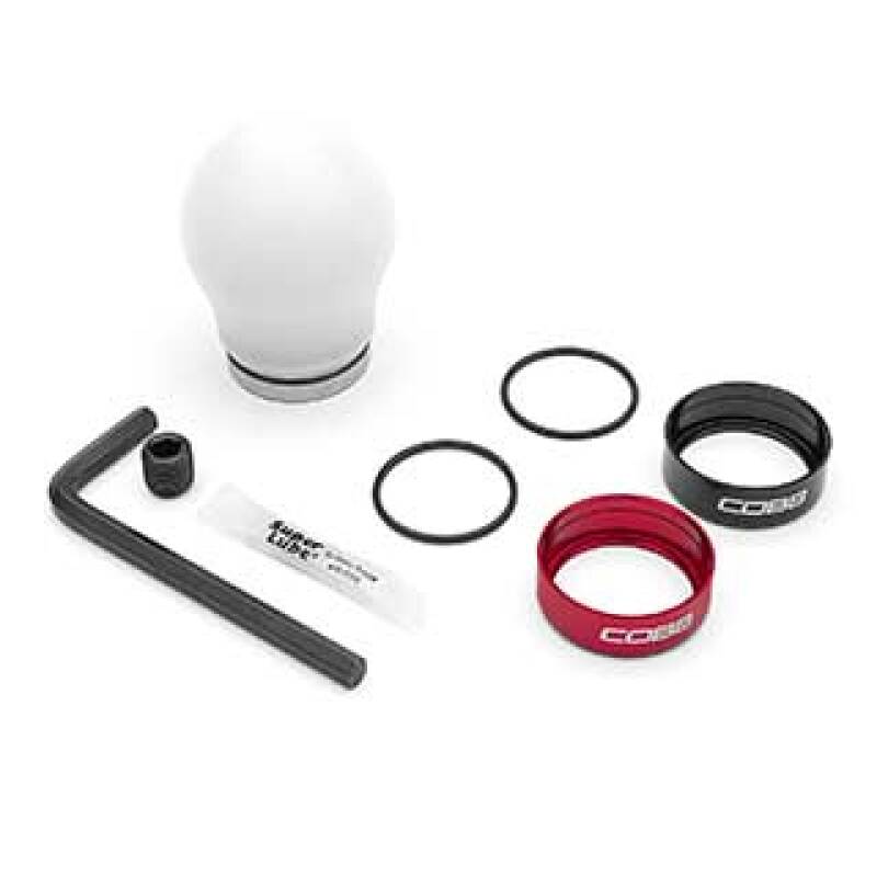 Cobb 12-16 FR-S / 2012+ BRZ / 2017+ GR86 / Focus ST+RS / Fiesta ST Short Weighted COBB Knob - White - 291360-W