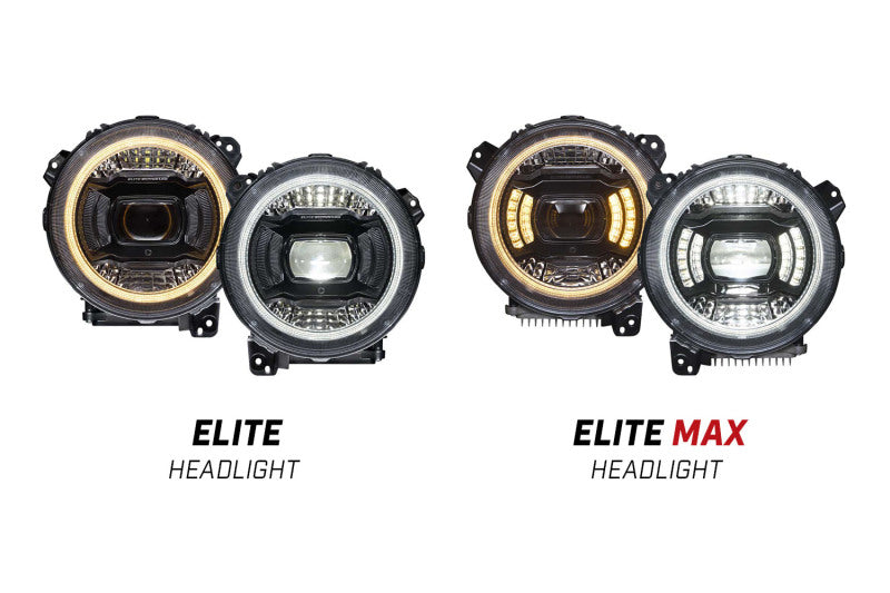 Diode Dynamics 18-23 Jeep JL Wrangler Elite Max LED Headlamps - DD5165