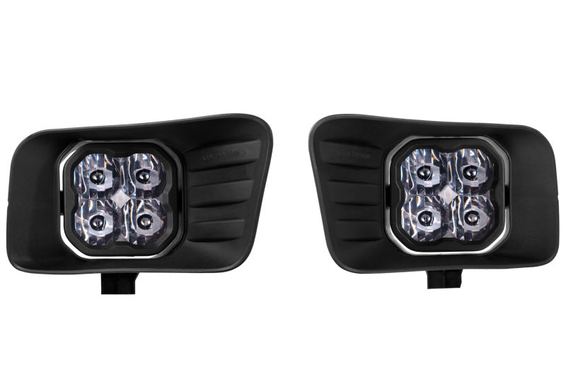 Diode Dynamics SS3 Ram Horizontal LED Fog Light Kit Sport - White SAE Driving - DD6678