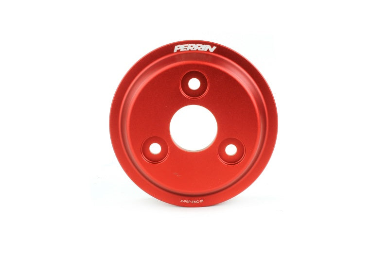 Perrin 15-21 Subaru WRX Lightweight Water Pump Pulley - Red - PSP-ENG-111RD