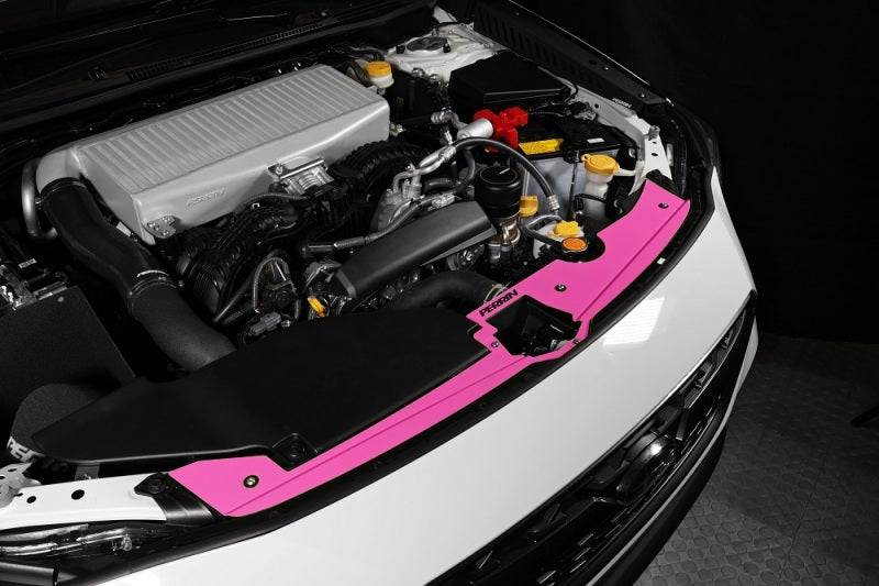 Perrin 22-23 Subaru WRX Radiator Shroud - Hyper Pink - PSP-ENG-513HP