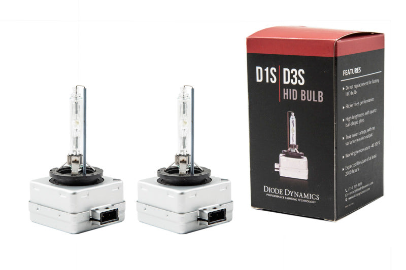 Diode Dynamics HID Bulb D1S 5000K (Pair) - DD1030P