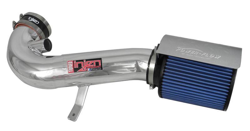 Injen 11 Ford Mustang GT V8 5.0L Power-Flow Polished Short Ram Air Intake w/ MR Tech &amp; Heat Shield - PF9023P