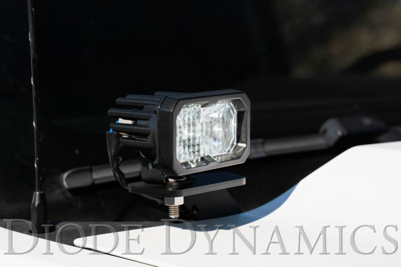 Diode Dynamics 14-19 Silverado/Sierra SSC2 LED Ditch Light Kit Sport - White Combo - DD6659