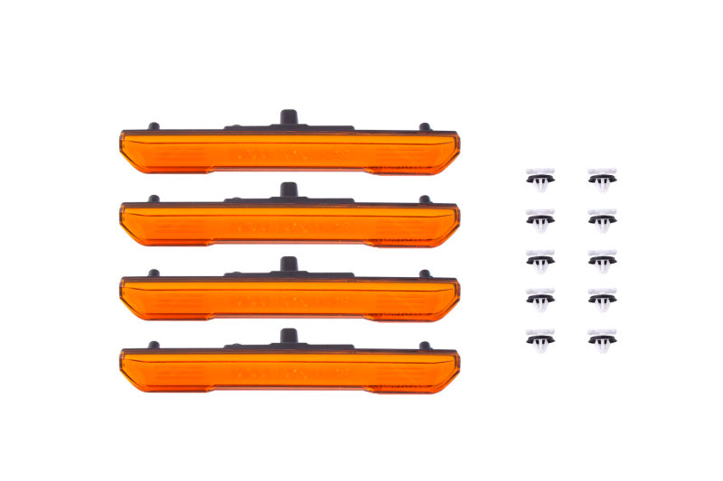 Diode Dynamics 20-21 Sierra 2500/3500 HD LED Sidemarkers - Amber Set - DD5126