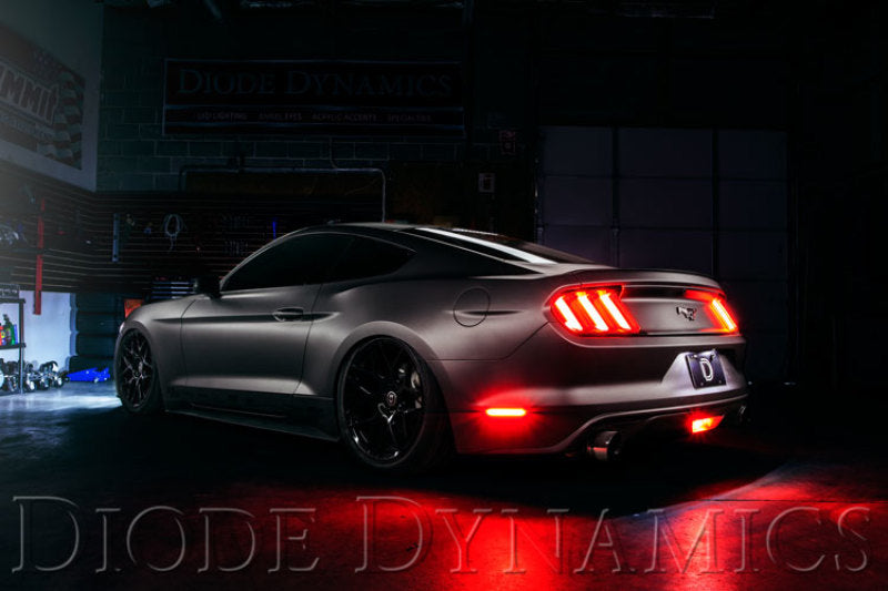 Diode Dynamics 15-21 EU/AU Ford Mustang LED Sidemarkers - Red (Pair) - DD5072