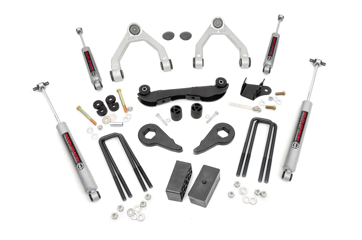 2-3 Inch Lift Kit | Rear Blocks | Chevy C1500/K1500 Truck &amp; SUV 4WD (88-99)