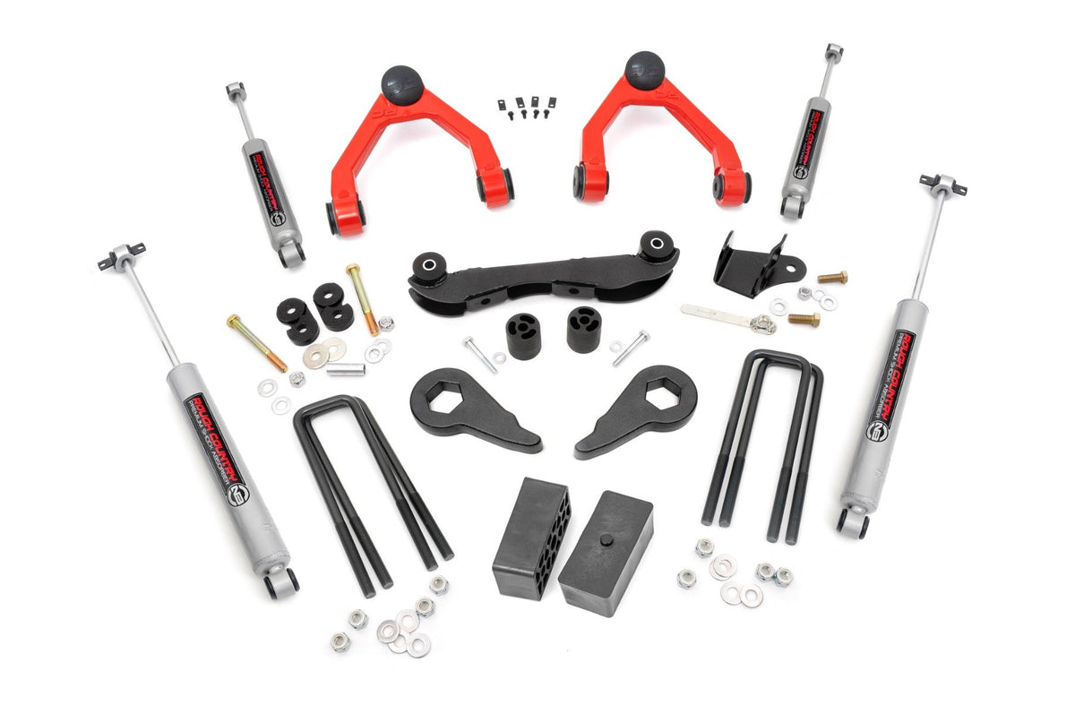 2-3 Inch Lift Kit | Rear Blocks | Chevy C1500/K1500 Truck &amp; SUV 4WD (88-99)