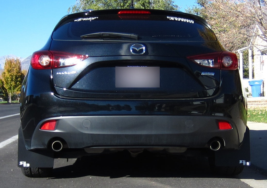 RokBlokz - Mazda 3 Hatchback &amp; Sedan 2014-2018 Rally Mud Flaps