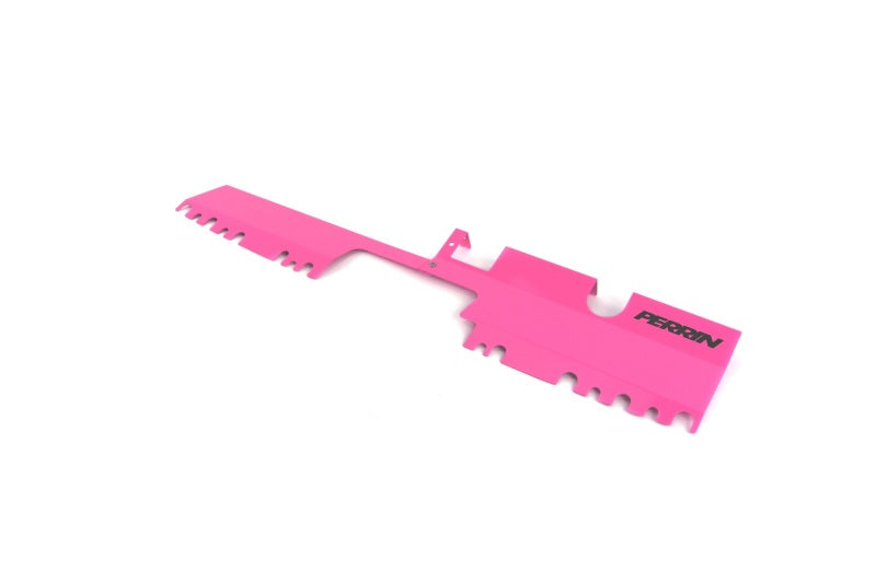 Perrin 15-21 WRX/STI Radiator Shroud (With OEM Intake Scoop) - Hyper Pink - PSP-ENG-512-4HP