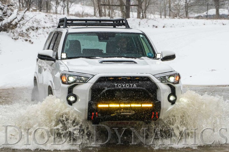 Diode Dynamics 10-21 Toyota 4Runner Stage Series 2in LED Ditch Light Kit - Yellow Pro Combo - DD6753