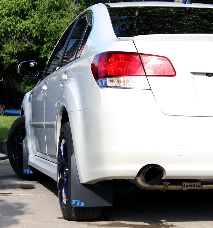 2014 Legacy featuring ORIGINAL Mud Flaps by Rokblokz in Black