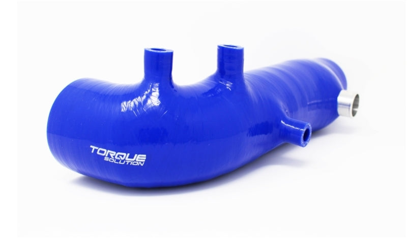 Torque Solution Turbo Inlet Hose Black: 02-07 Subaru WRX/04-18 STI/05-09 Legacy GT/04-13 FTX - Blue - TS-SU-463BU