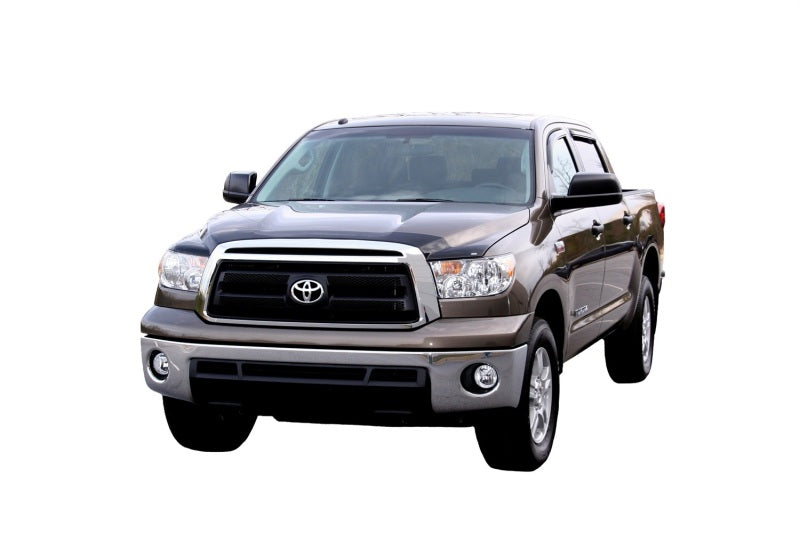 AVS 07-18 Toyota Tundra Crewmax Ventvisor In-Channel Front &amp; Rear Window Deflectors 4pc - Smoke