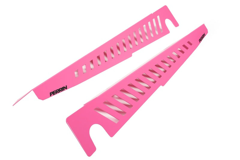 Perrin 22-23 Subaru WRX Fender Shroud Set - Hyper Pink - PSP-ENG-551HP