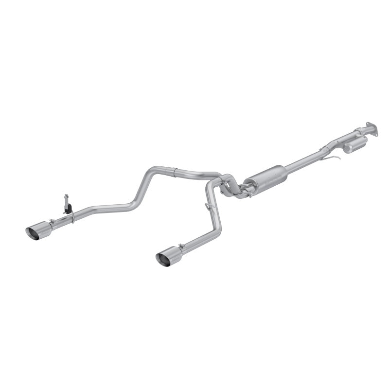 MBRP 2019+ Chevrolet Silverado 1500 / 2019+ GMC Sierra 1500 T304 SS 3in Armor Pro Cat-Back Exhaust - S5021304