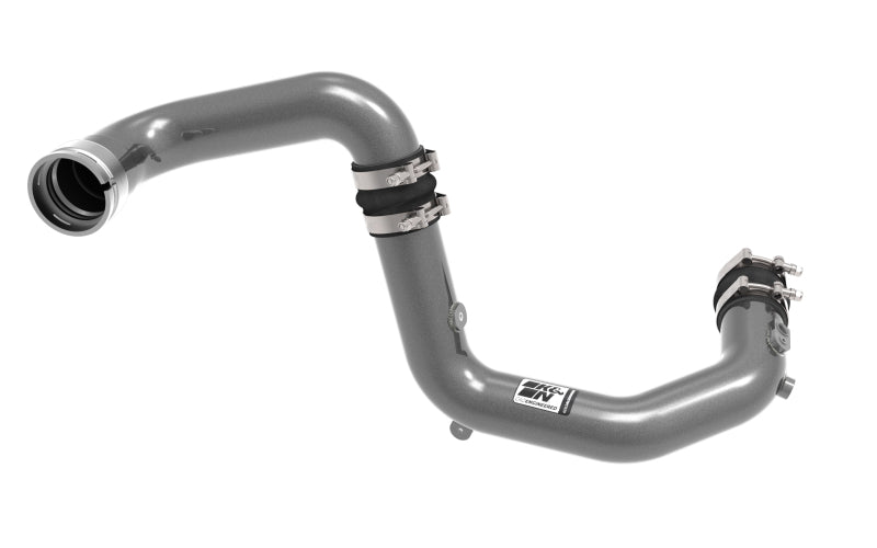 K&amp;N 2023 Ford Bronco Raptor 3.0L V6 Aluminum Charge Pipe Kit - Gunmetal Gray