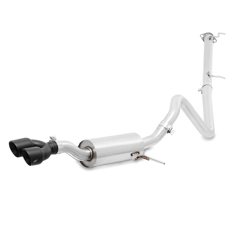 Mishimoto 14-18 Ford Fiesta ST 1.6L 2.5in Stainless Steel Cat-Back Exhaust w/ Black Tips - MMEXH-FIST-14BK