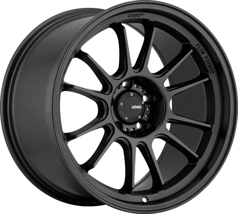 Konig Hypergram 18x11 5x120 ET25 Matte Black Wheel