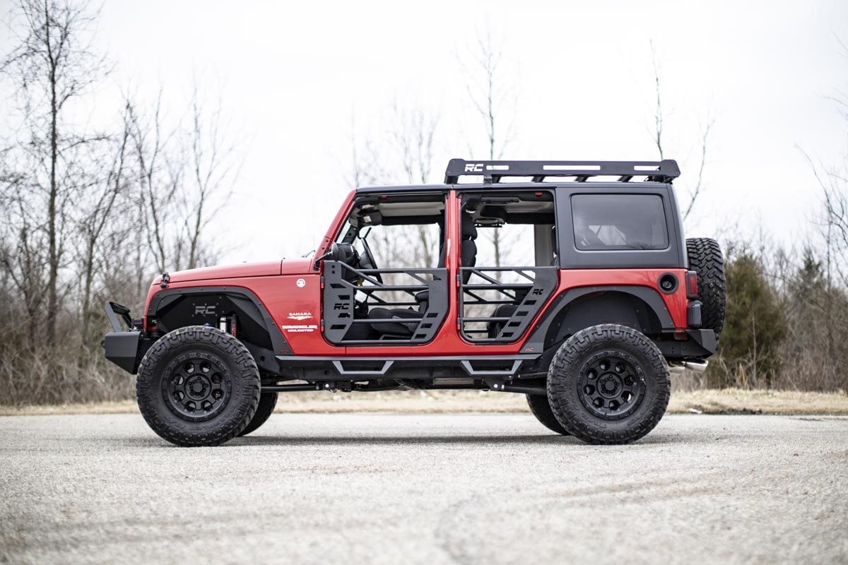 Tubular Doors | Rear | Jeep Wrangler JK/Wrangler Unlimited  (2007-2018)