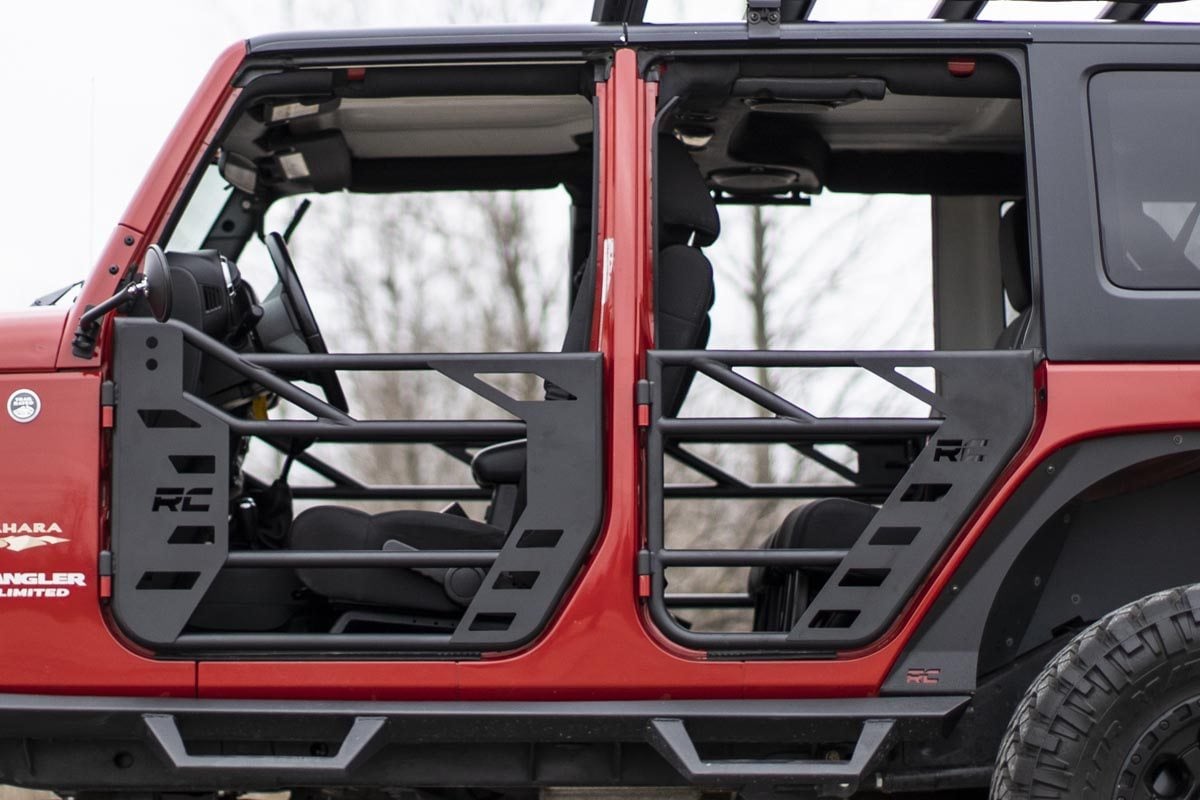 Tubular Doors | Rear | Jeep Wrangler JK/Wrangler Unlimited  (2007-2018)